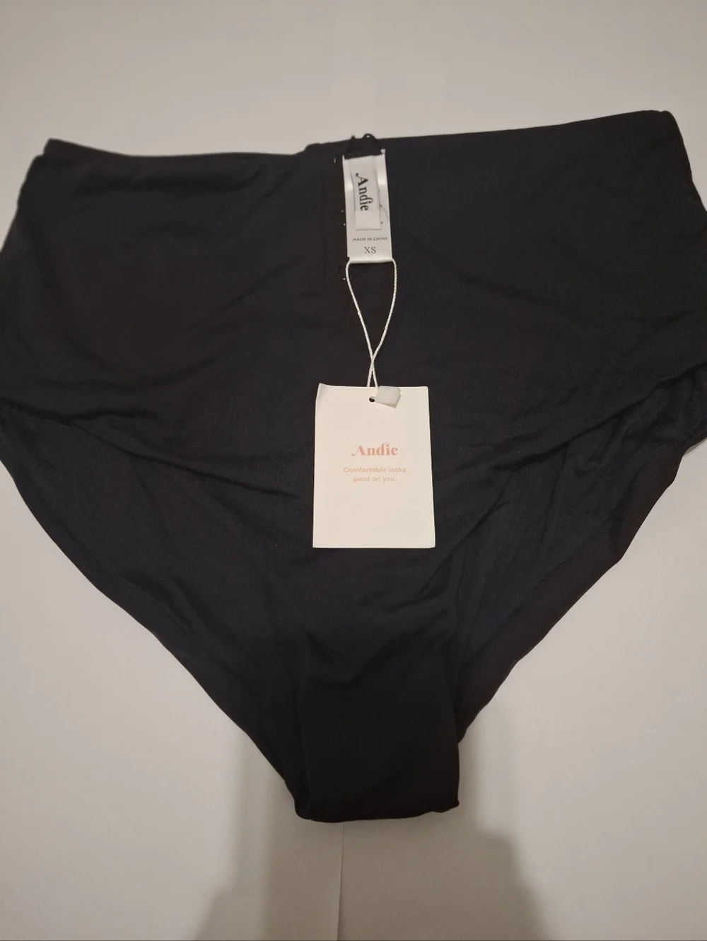 Andie Swim The Snap Bikini Bottom In Black Size XS NWT